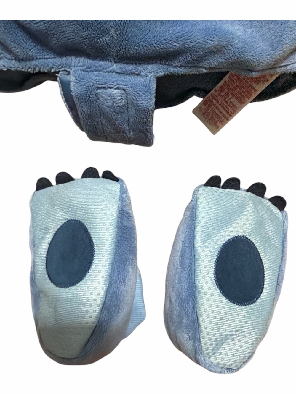 Disney Lilo & Stitch Toddler Costume 18–24M Plush 2-Piece + Foot Covers - Picture 6 of 9